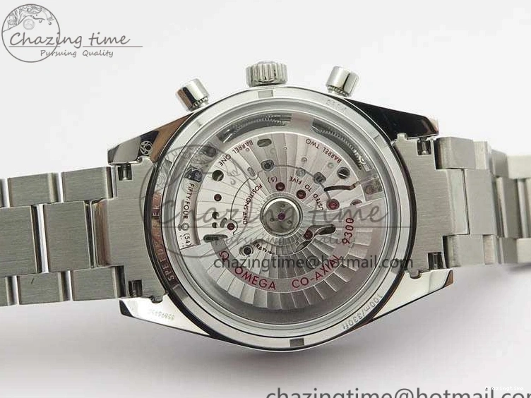 0218 Speedmaster ’57 Co-Axial OMF 1:1 Best Edition White Dial RG Markers On SS Bracelet A WellDesigned 8144